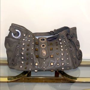 Jessica Simpson Tote Purse Hand Bag Grey Gray